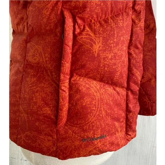 Columbia Titanium Women's Small DOWN Insulated snowboard ski Hooded Zip Jacket - Picture 11 of 16